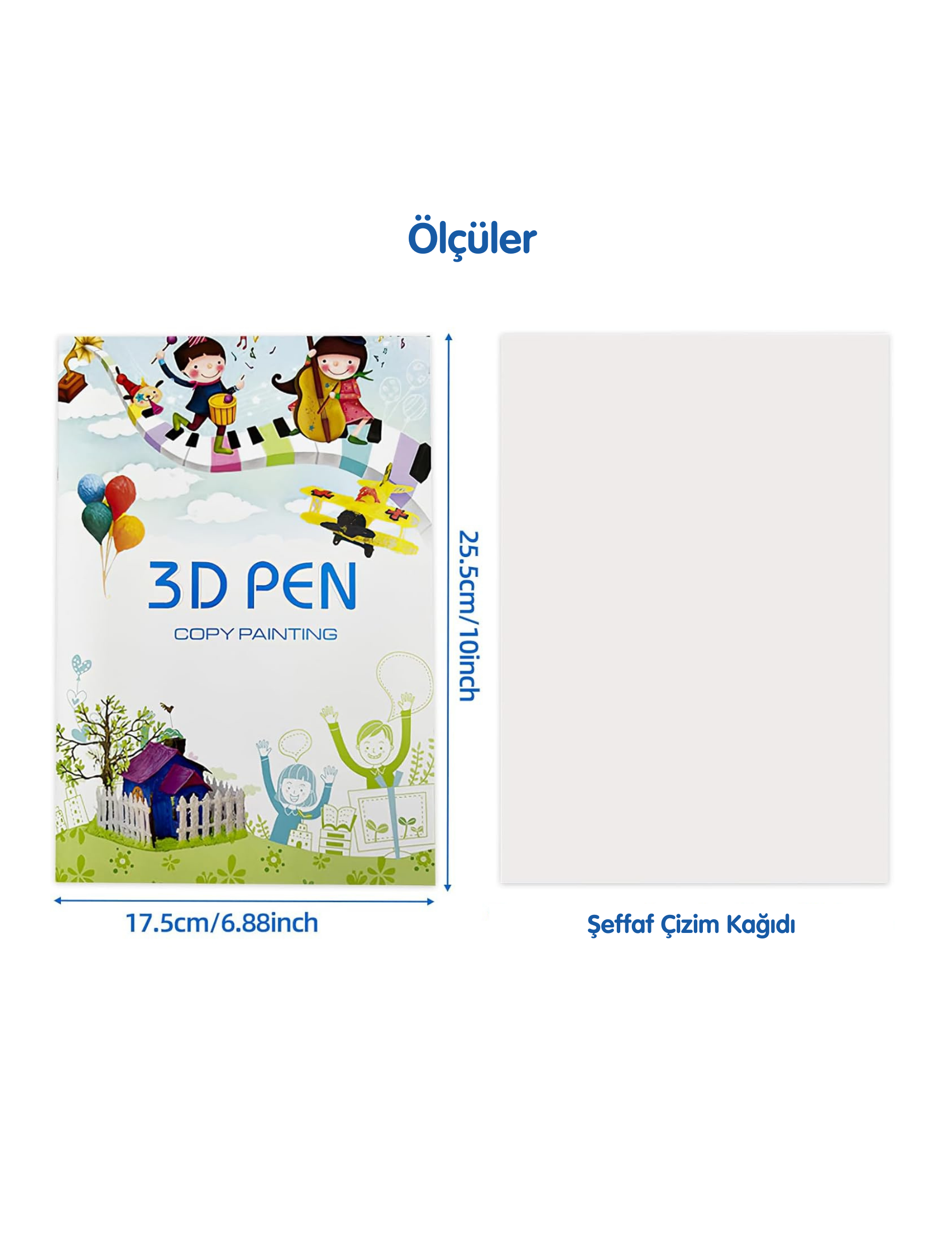 3D Kalem Şablon Kitabı ( Büyük Boy )
