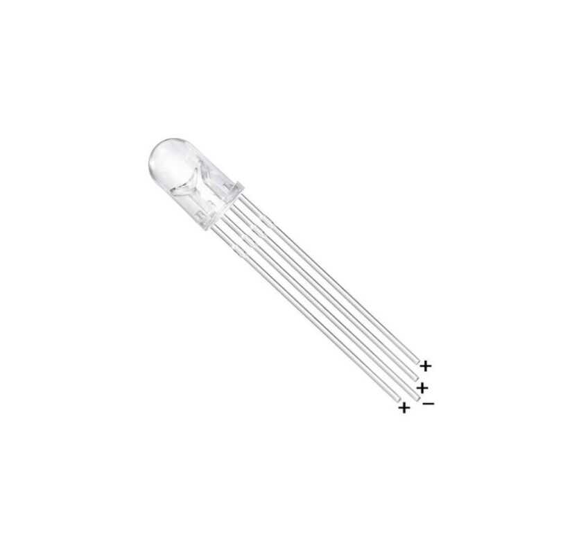 5mm RGB Led - Ortak Katot 4 Pin