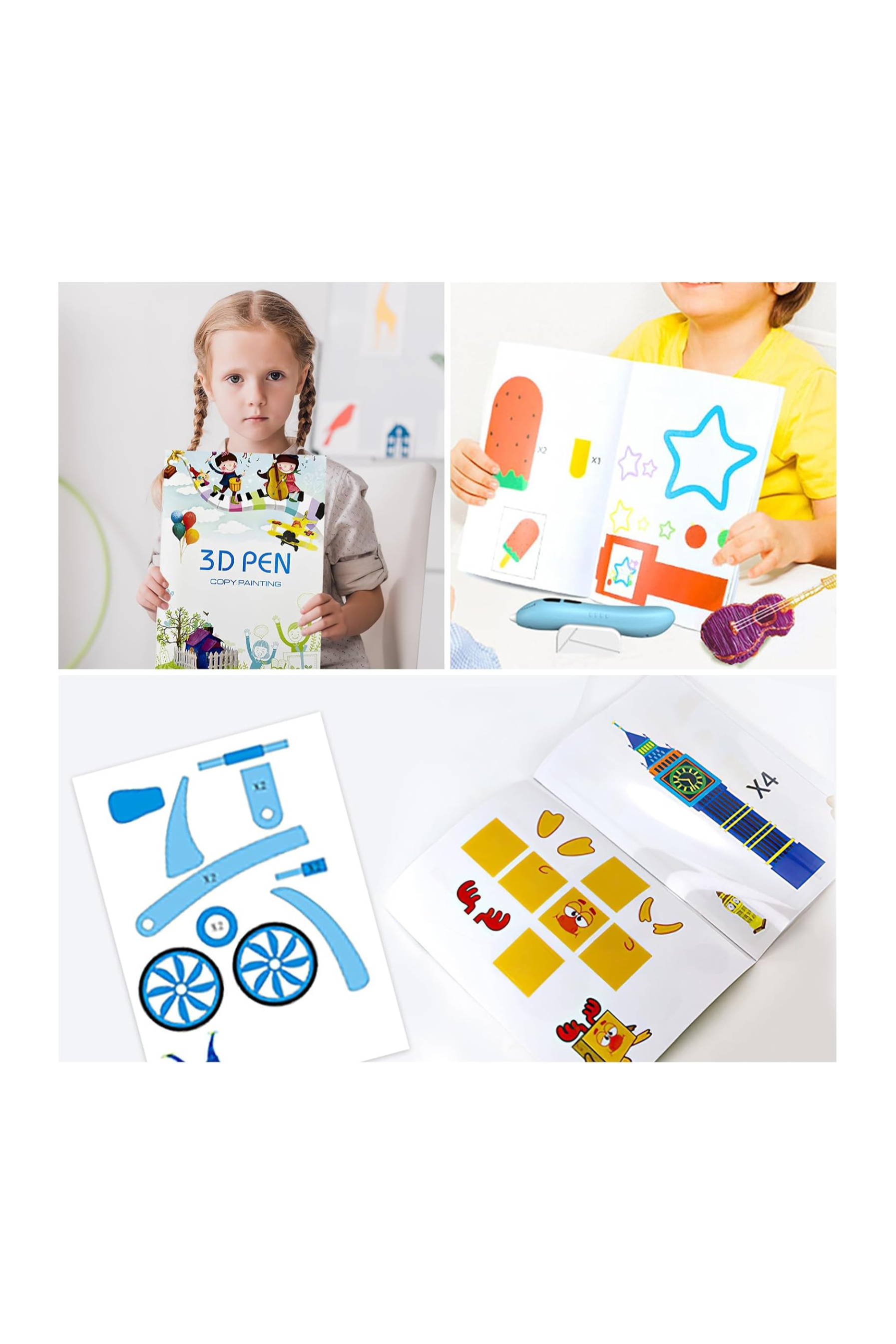 3D Kalem Şablon Kitabı ( Küçük Boy )