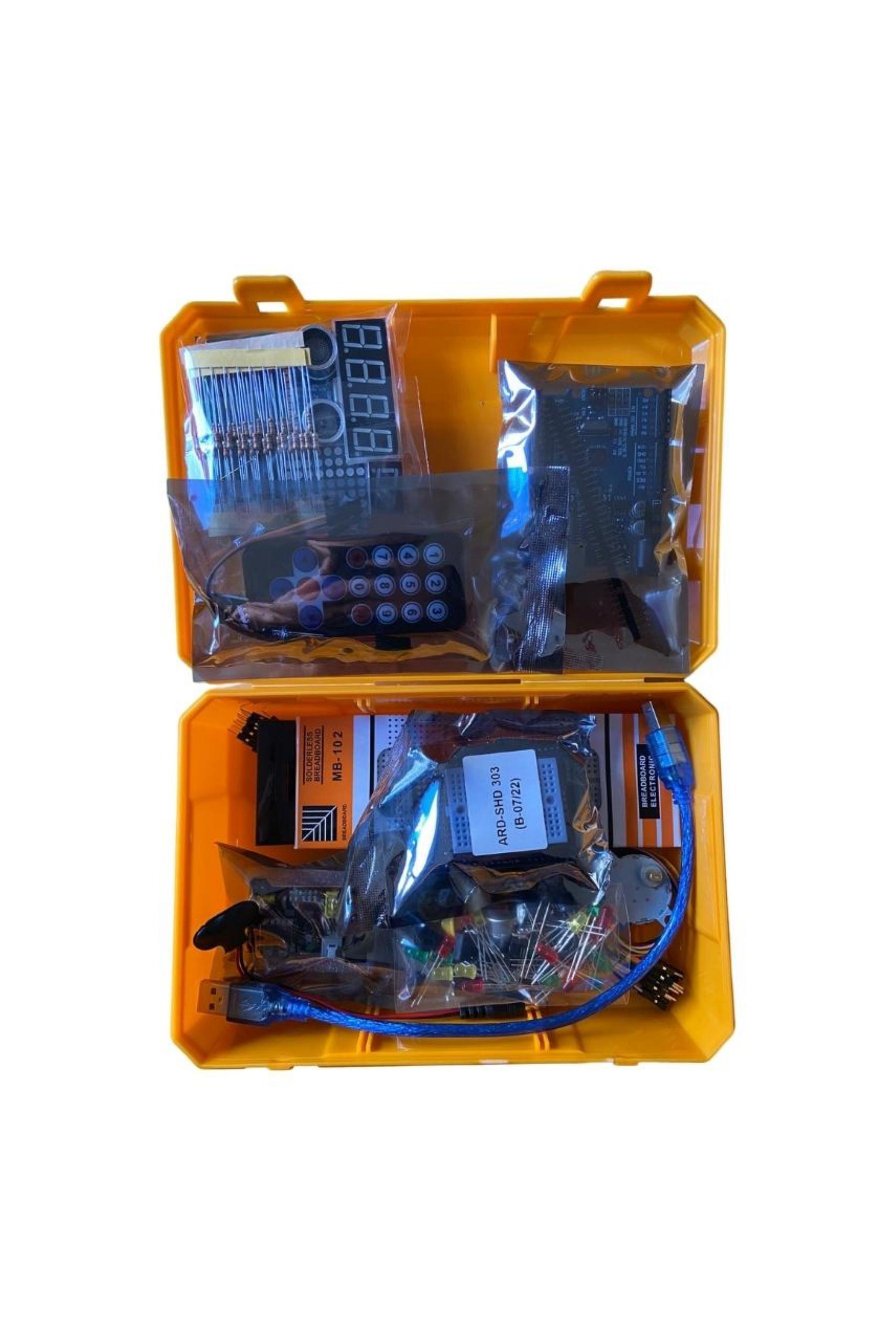 Arduino 220 Parça Süper Başlangıç Seti ( Malzeme Kutulu )