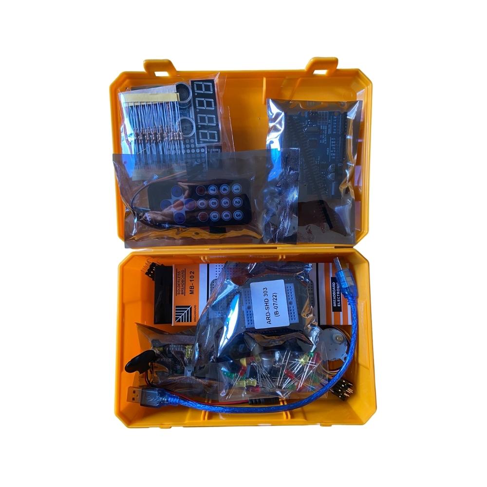 Arduino Uno 145 Parça Full Başlangıç Seti ( Malzeme Kutulu )