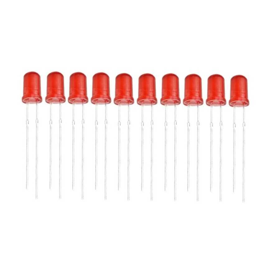 5mm Kırmızı Led - 10 adet