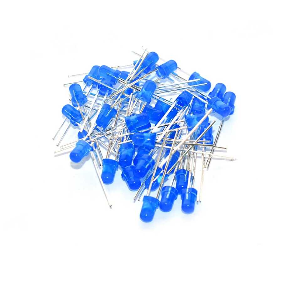 5mm Mavi Led - 100 adet