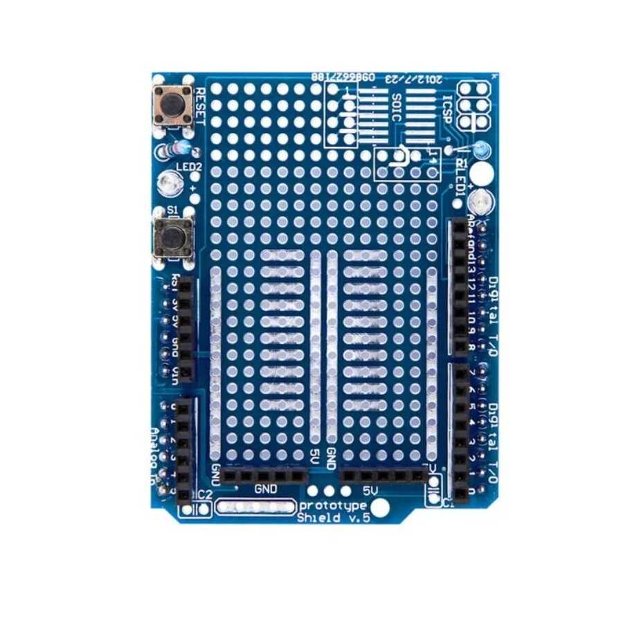 Mini Breadboardlu Arduino UNO R3 Proto Shield Kiti