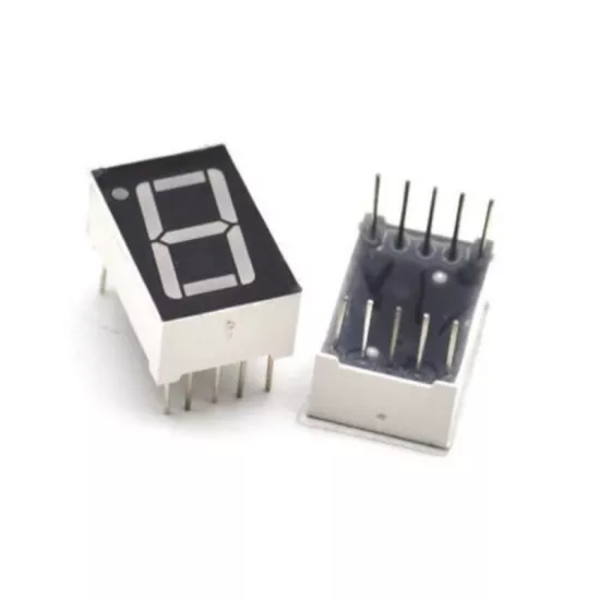 14mm 1 Digit 7 Segment Display
