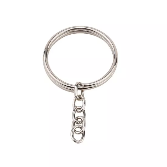 Zincirli Metal Anahtarlık Halkası