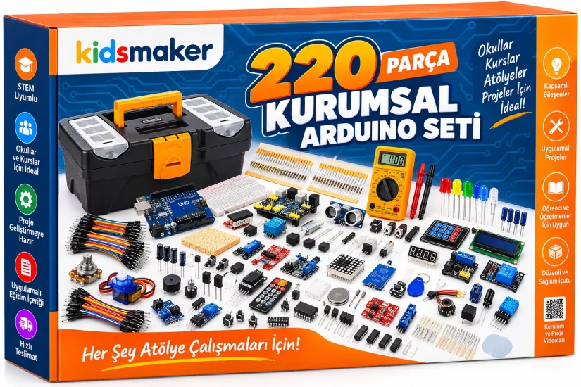 Arduino 220 Parça Özel Kurumsal Set
