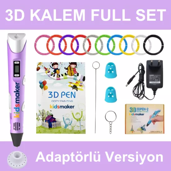 3D Kalem Full Set