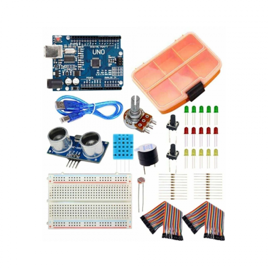 Arduino Uno 86 Parça Başlangıç Seti ( Malzeme Kutulu )