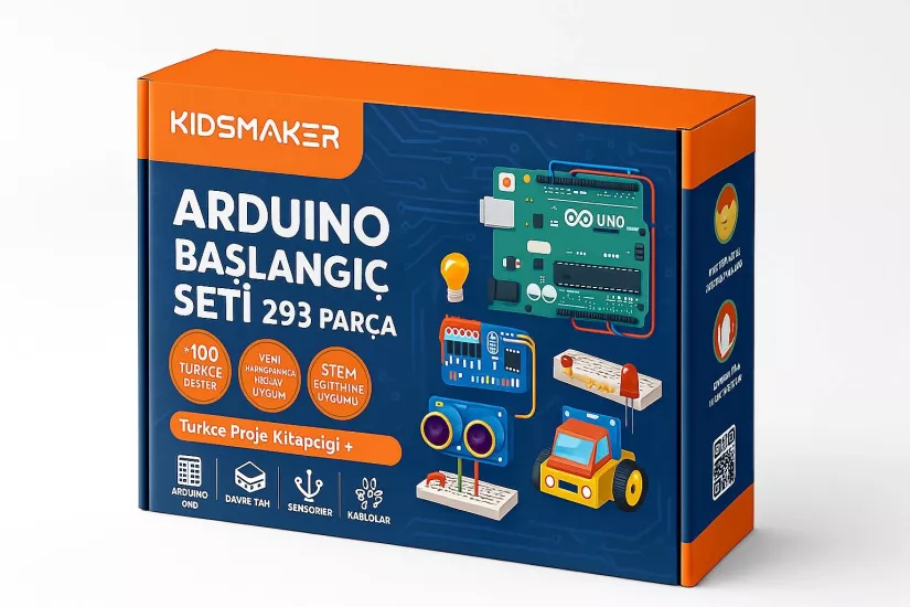 10. Sınıf Atölyesi 293 Parça Arduino Eğitim Seti 