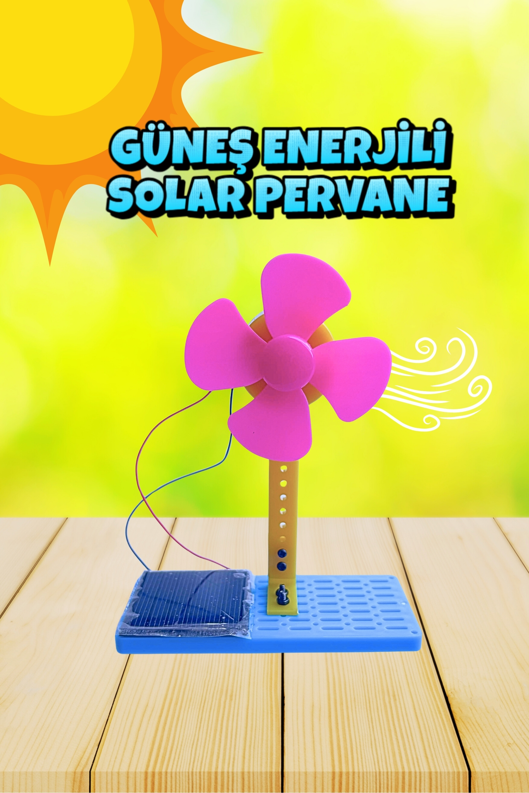 Güneş Enerjili Solar Pervane