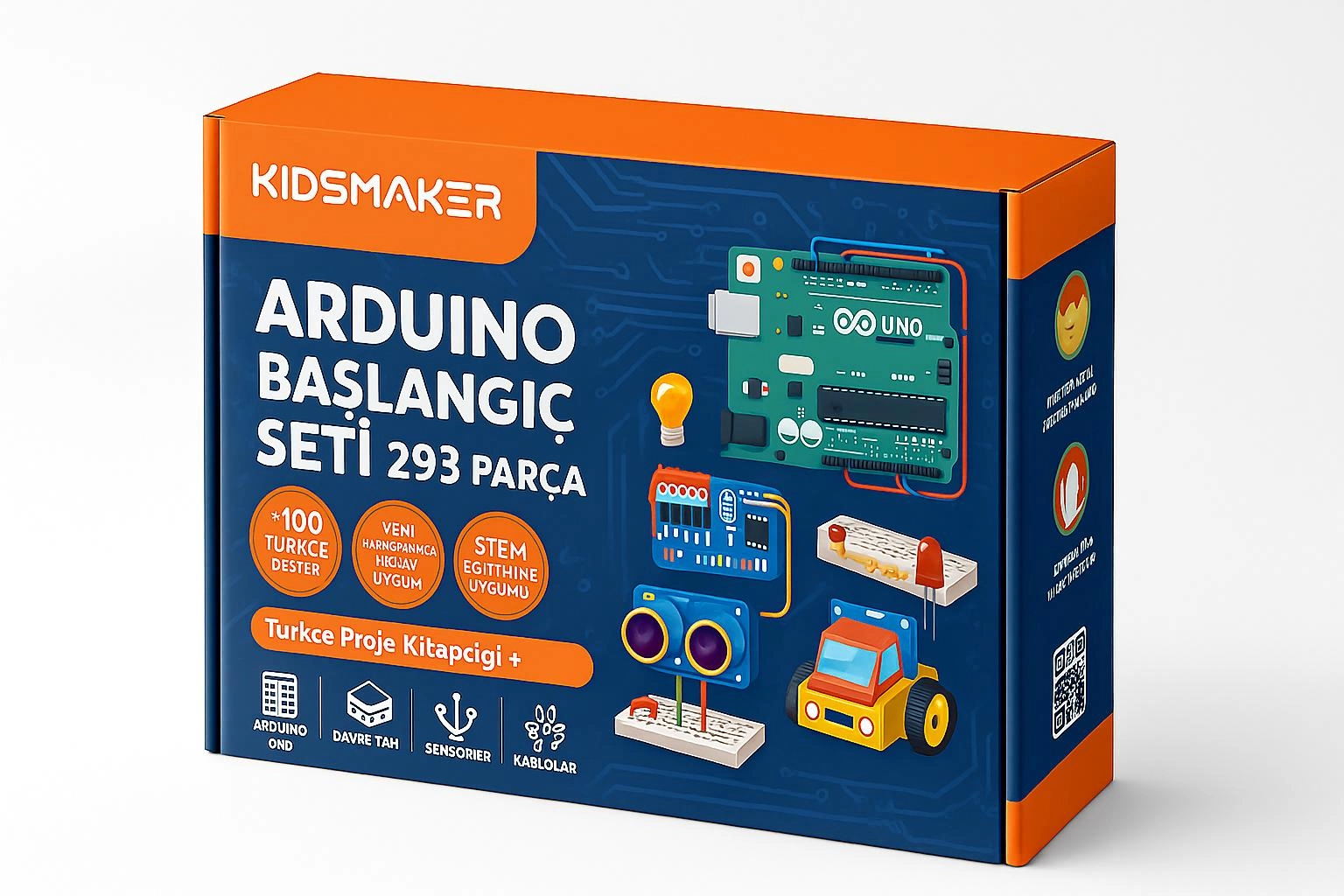 10. Sınıf 293 Parça Arduino Eğitim Seti 